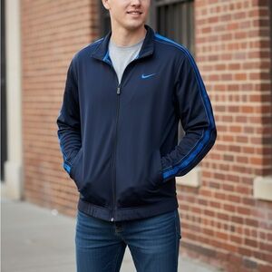 Nike Men's Dark Blue Track Jacket